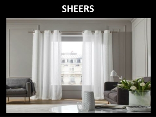 Sheer Curtains InDubai