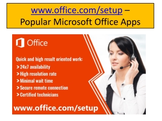 OFFICE.COM/SETUP - INSTALL OFFICE SETUP WITH PRODUCT KEY