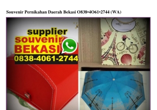 Souvenir Pernikahan Daerah Bekasi 0838 4061 2744[wa]