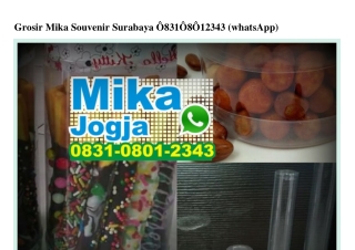 Grosir Mika Souvenir Surabaya 083I·080I·2343[wa]