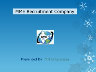 Recruitment companies in India - MME HR Consultancy