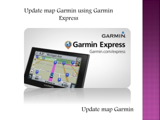 Update map garmin using Garmin Express