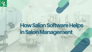 How Salon Software Helps in Salon Management