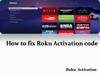 How to Fix Roku Activation Code