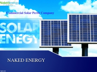 Best commercial Solar Perth Company- Naked Energy