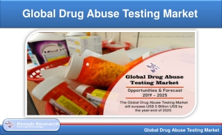 Global Drug Abuse Testing Market will be US$ 5 Billion by 2025