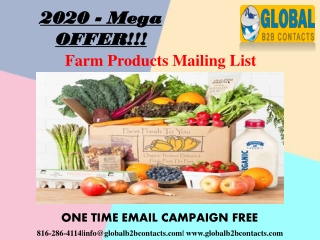 Farm Products Mailing List