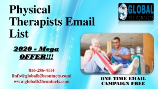 Physical Therapists Email List