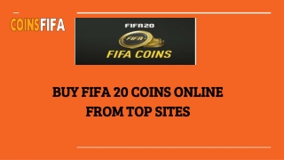 BUY FIFA 20 COINS ONLINE FROM TOP SITES