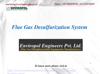 Flue Gas Desulfurization System