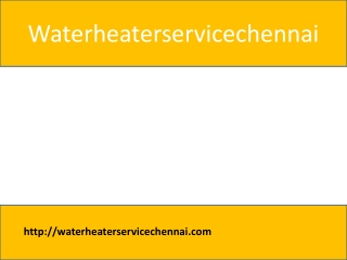 water heater service center in chennai