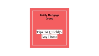 Maryland Mortgage - Ability Mortgage Group