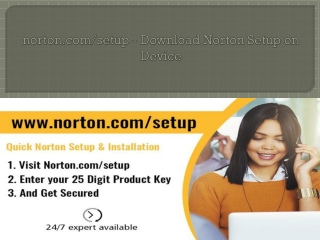 norton.com/setup - Guide to Install and Activate Norton Antivirus