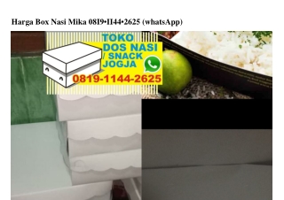 Harga Box Nasi Mika 08I9.II44.2625[wa]