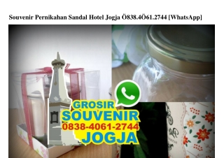 Souvenir Pernikahan Sandal Hotel Jogja Ö838-4Ö6I-2744[wa]