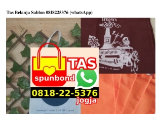 Tas Belanja Sablon O8I8·22·5376[wa]