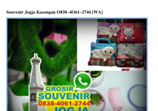 Souvenir Jogja Kasongan 0838•4061•2744[wa]