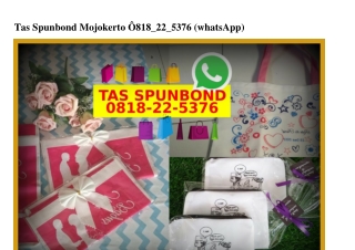 Tas Spunbond Mojokerto 0818225376[wa]