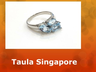 Beautiful collection of the blue topaz engagement ring