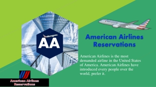 American Airlines Reservations