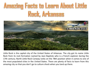 Amazing Facts to Learn About Little Rock, Arkansas