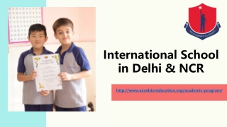 International School in Delhi & NCR