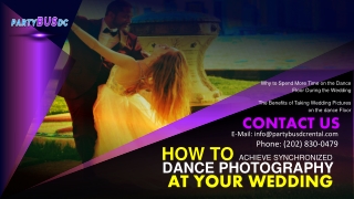 How to Achieve Synchronized Dance Photography at Your Wedding - Party Bus Baltimore