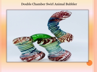 Double Chamber Swirl Animal Bubbler