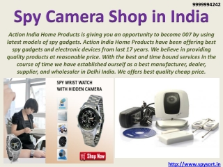 Spy Camera Shop in India