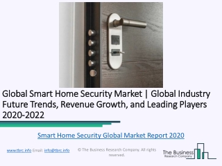 Global Smart Home Security Market Report 2020