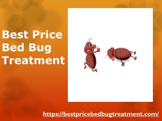 Chemical free bed bug treatment at low price