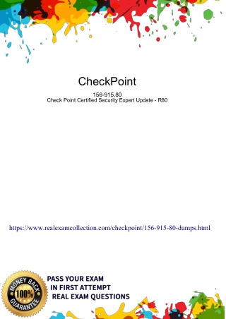 CheckPoint 156-915.80 Exam Dumps, 100% Free 156-915.80Questions