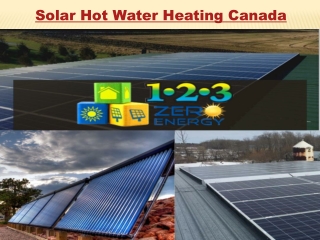 Solar Hot Water Heating Canada