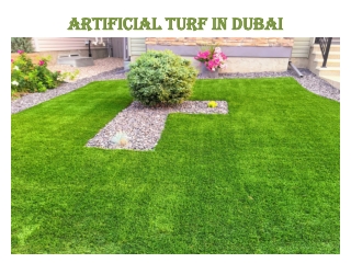 Artificial Turf In Dubai