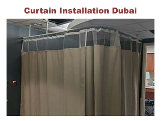Curtain Installation Dubai
