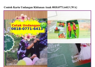 Contoh Kartu Undangan Khitanan Anak Ö818-Ö771-6413[wa]