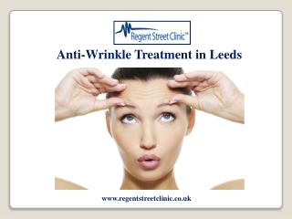 Anti-Wrinkle Treatment in Leeds