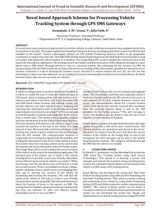 Novel based Approach Schema for Processing Vehicle Tracking System through GPS SMS Gateways