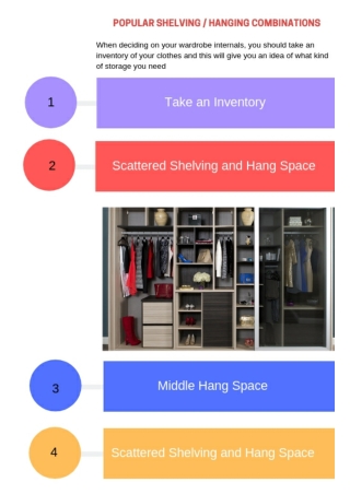 Popular Shelving /Hanging Combination