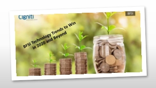 BFSI technology trends to win in 2020 and beyond