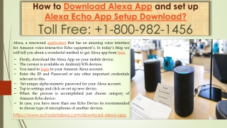 How to Download   Alexa Echo App Setup  ?