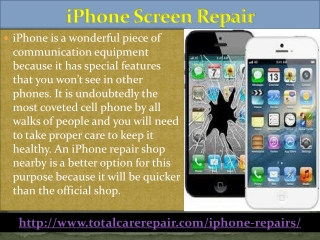 Go for iPhone Screen Replacement Shop near you to save costs from Apple repair centre