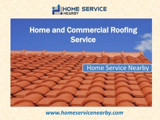 Home and Commercial Roofing Service