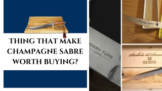 Personalised Champagne Sabre | A Priceless Possession