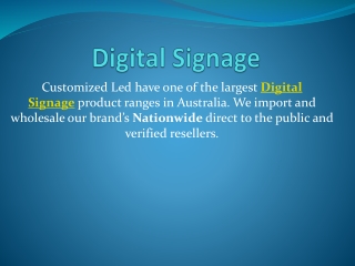 Digital Signage in Brisbane