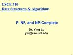 CSCE 310 Data Structures Algorithms