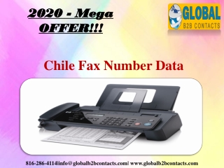 Chile Fax Number Data