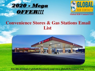 Convenience Stores & Gas Stations Email List