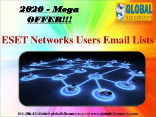 ESET Networks Users Email Lists