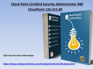 2020 Latest CheckPoint 156-215.80 Exam Questions